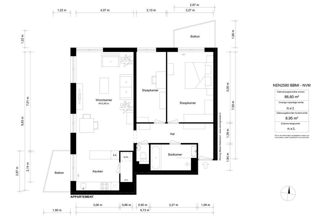 mediumsize floorplan